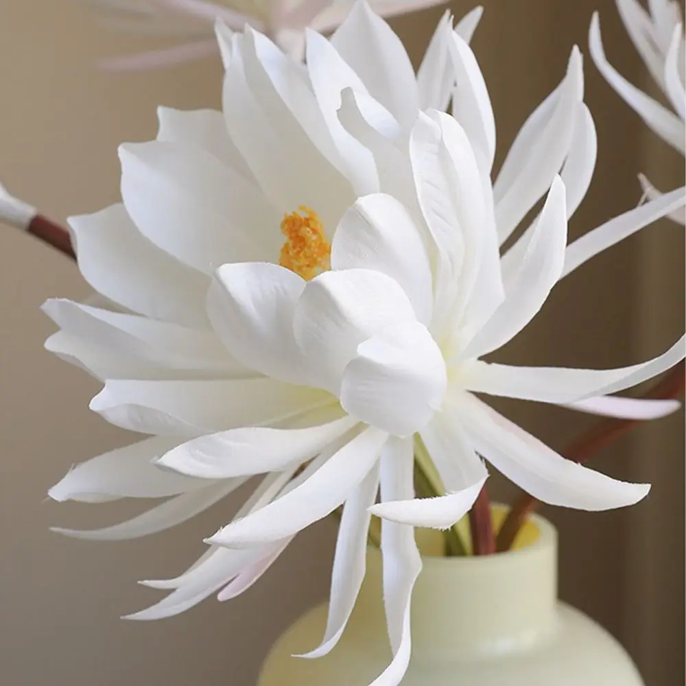 

75cm Artificial Epiphyllum Bouquet Real Touch Handmade Simulation Epiphyllum Branches Elegant Realistic Fake Flower