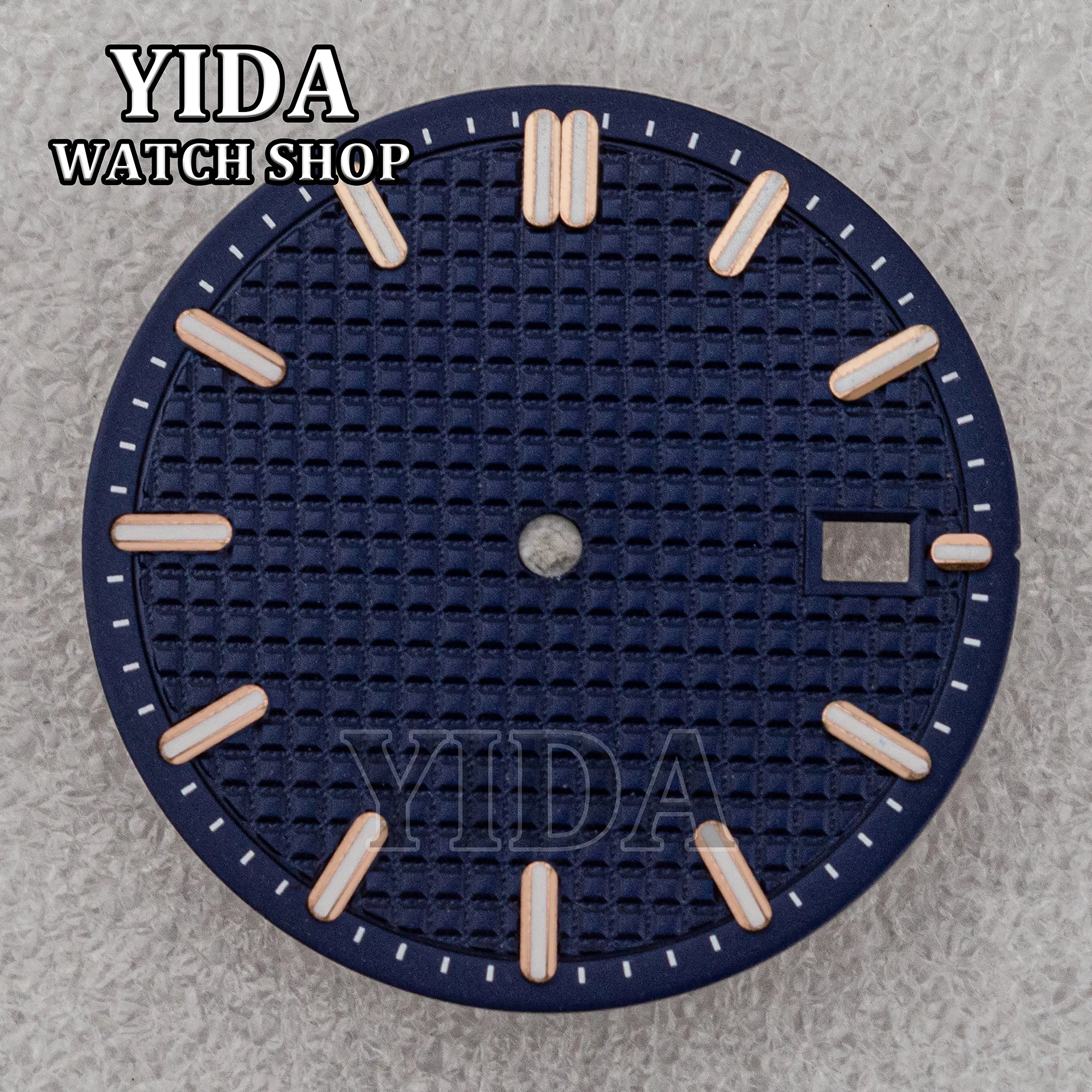 MOD Parts NH35 Dial 31.8mm Watch Dial Green Luminous Watch Faces Replacement Accessories For Royal Oak NH35 Automatic Movement