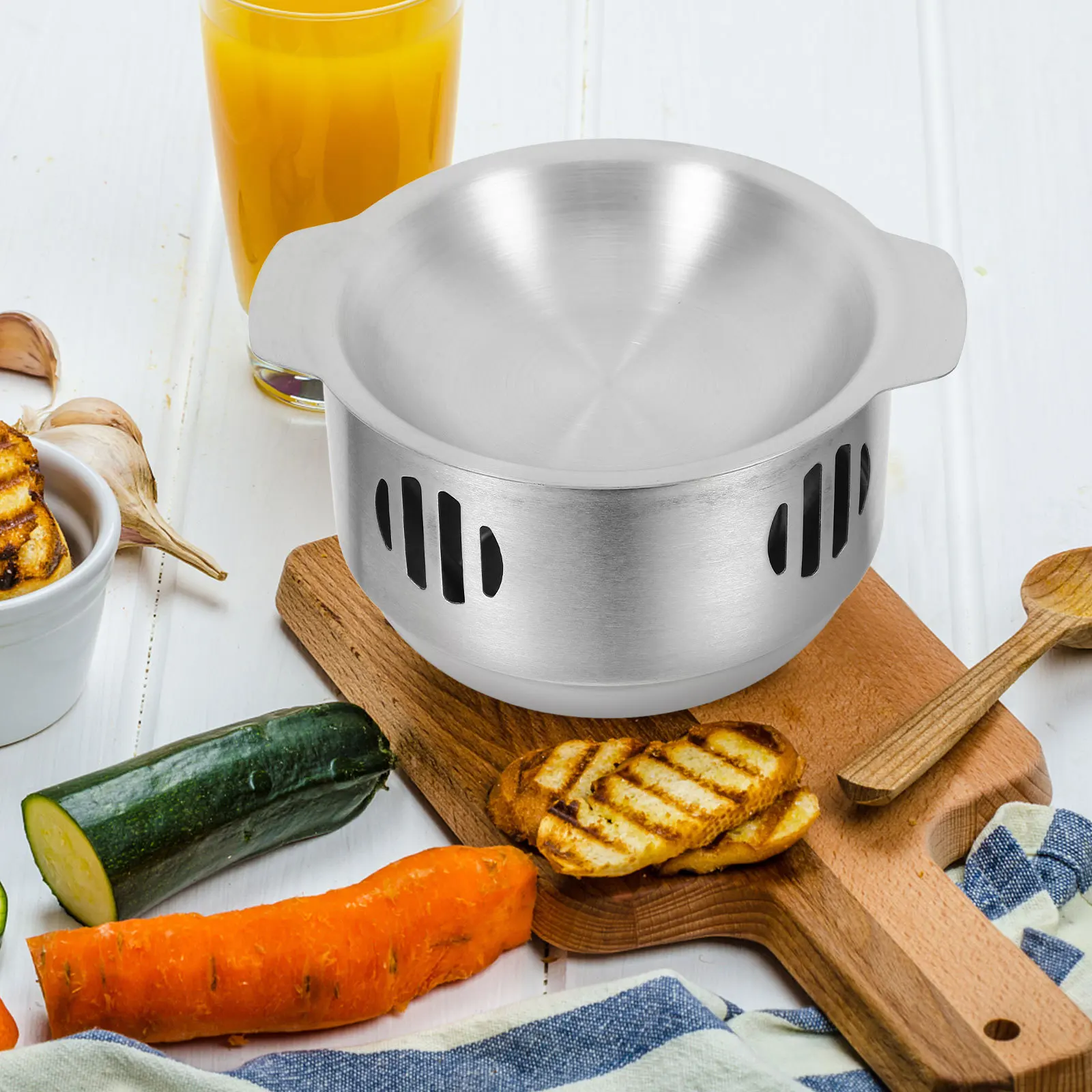 

Holding Furnace Kitchen Food Cooking Pot Household Pan Essentials Silver Pots Camping
