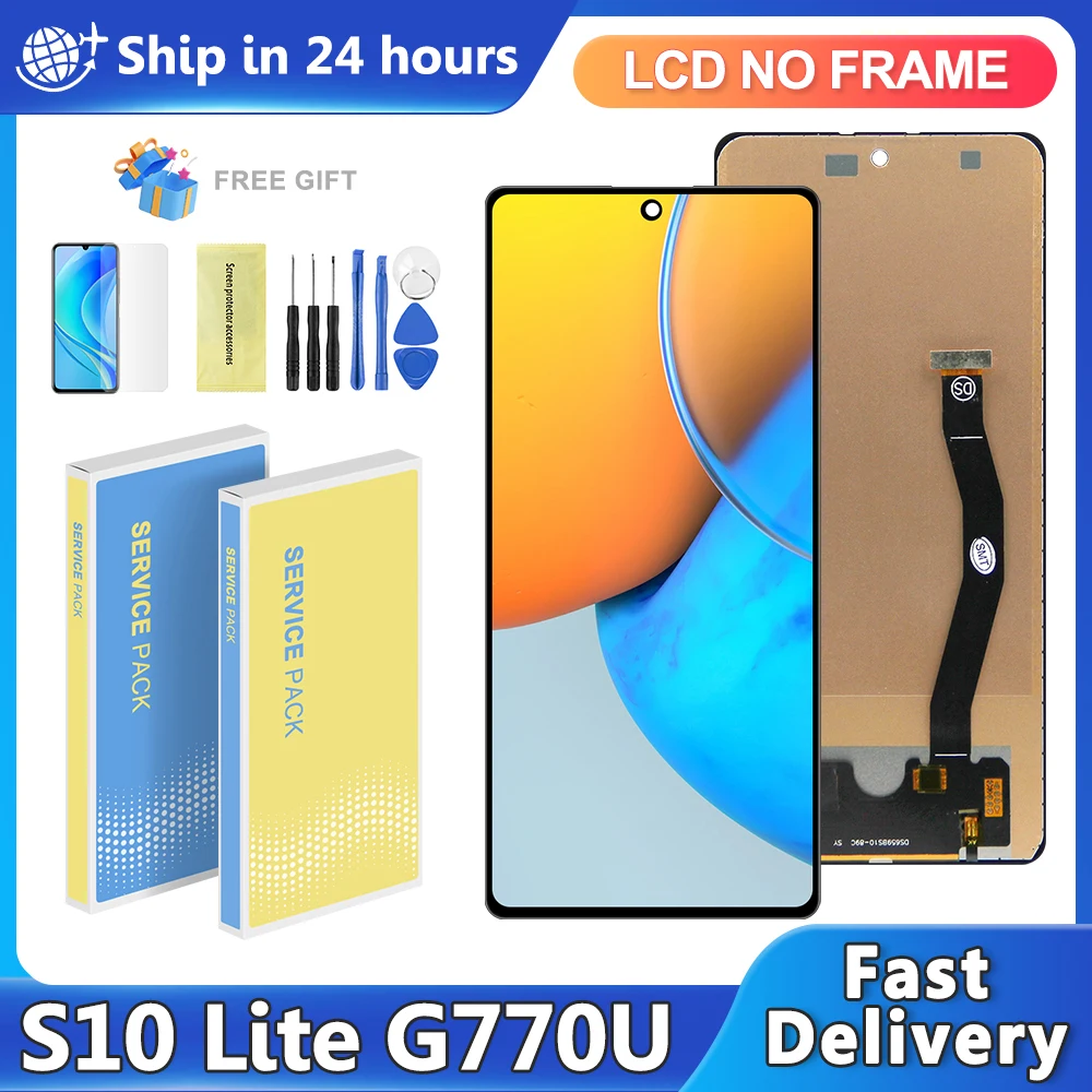 TFT For Samsung S10 Lite LCD Display Touch Screen G770F SM-G770F/DS G770U1 For Samsung S10lite Display Replacement