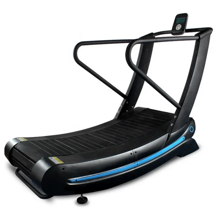 New Arrival Commercial Home Gym Elliptical Machine Electric Curved Running Treadmill for Exercise and Heart Rate Monitoring