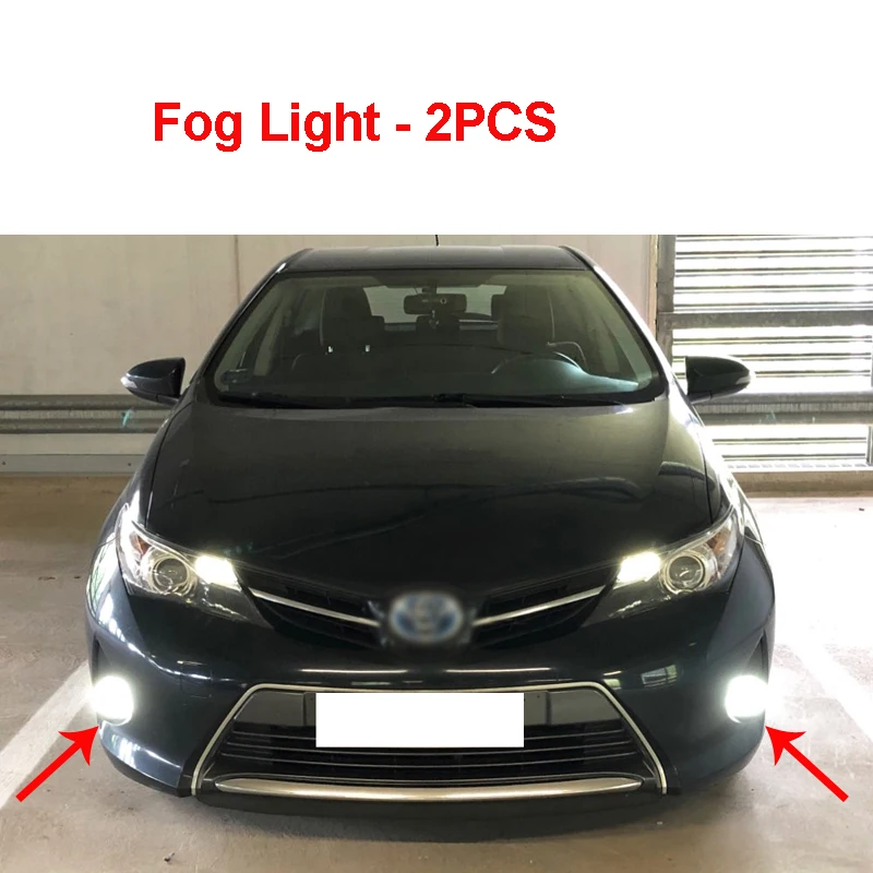 LED Interior and Exterior Light Kit For Toyota Verso 2013 2014 2015 2016 2017 LED Bulb Fog Lamp Turn Signal Reverse Backup Light