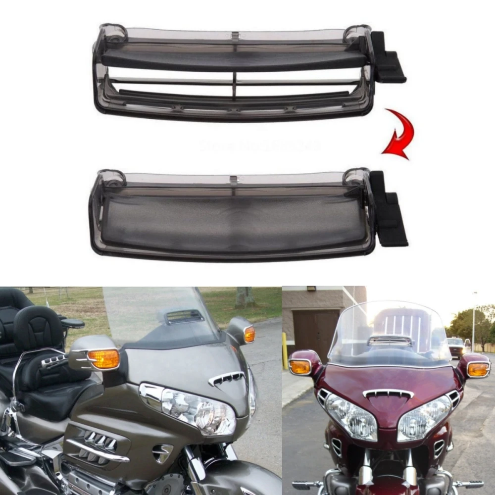 For Honda Goldwing GL1800 Gold Wing 1800 F6B 2001-2017 Motorcycle Accessory ABS Plastic Windscreen Windshield Flow Air Vent