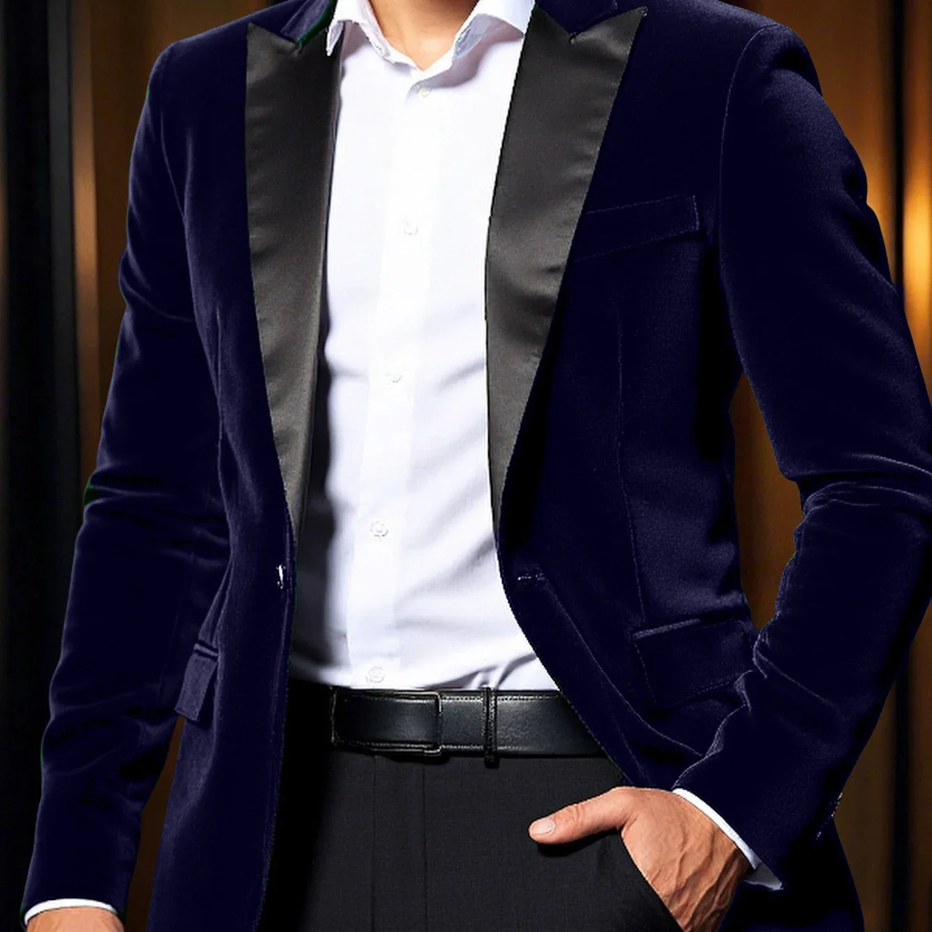 

Мужской пиджак с длинными рукавами, пальто из вельветовой ткани, подходит для свадеб/вечеринок и выступлений на сцене.