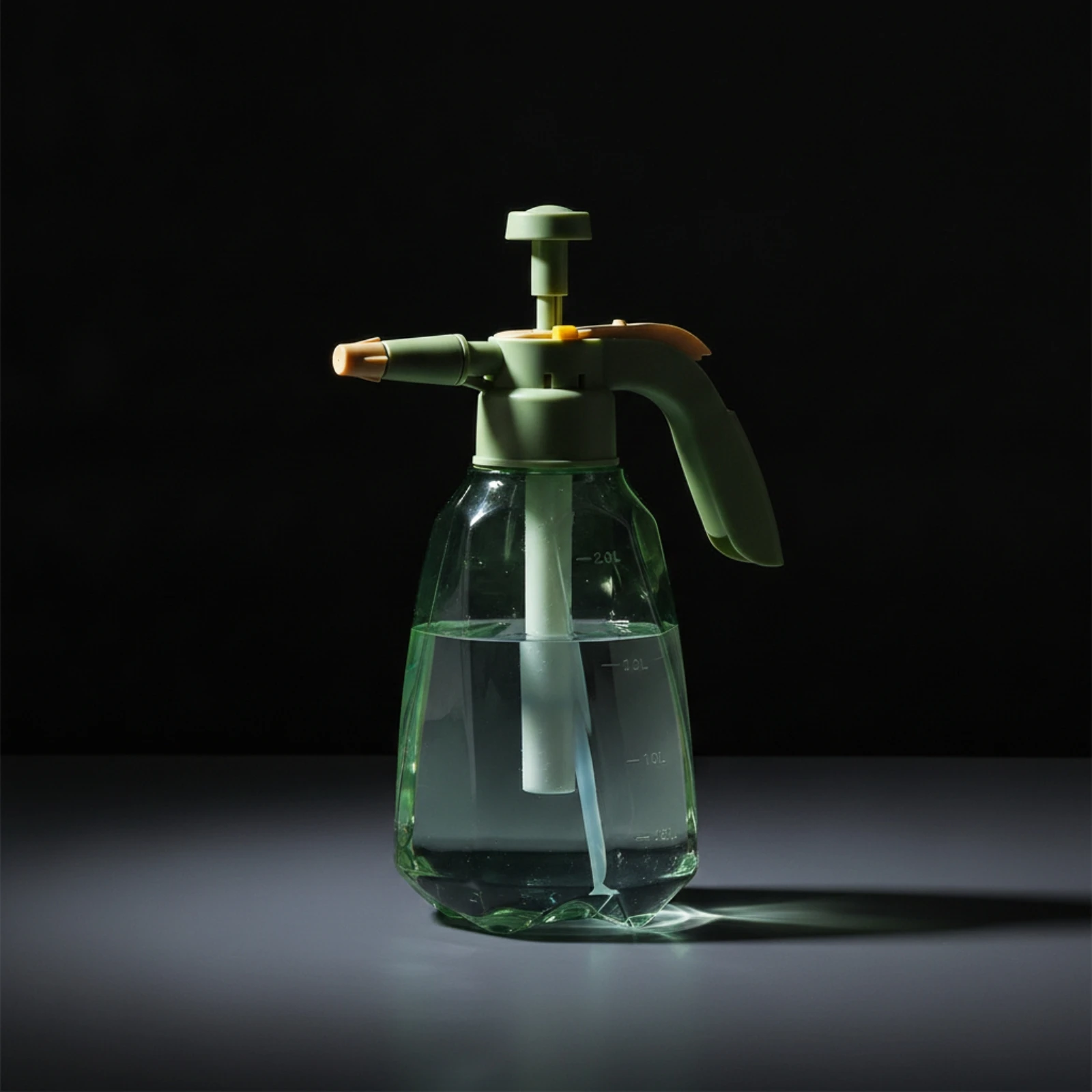 Pressurized Spray Bottle Transparent Spray Bottle with Trigger Lock Handheld Pump Sprayer Lockable Handheld Garden Sprayer