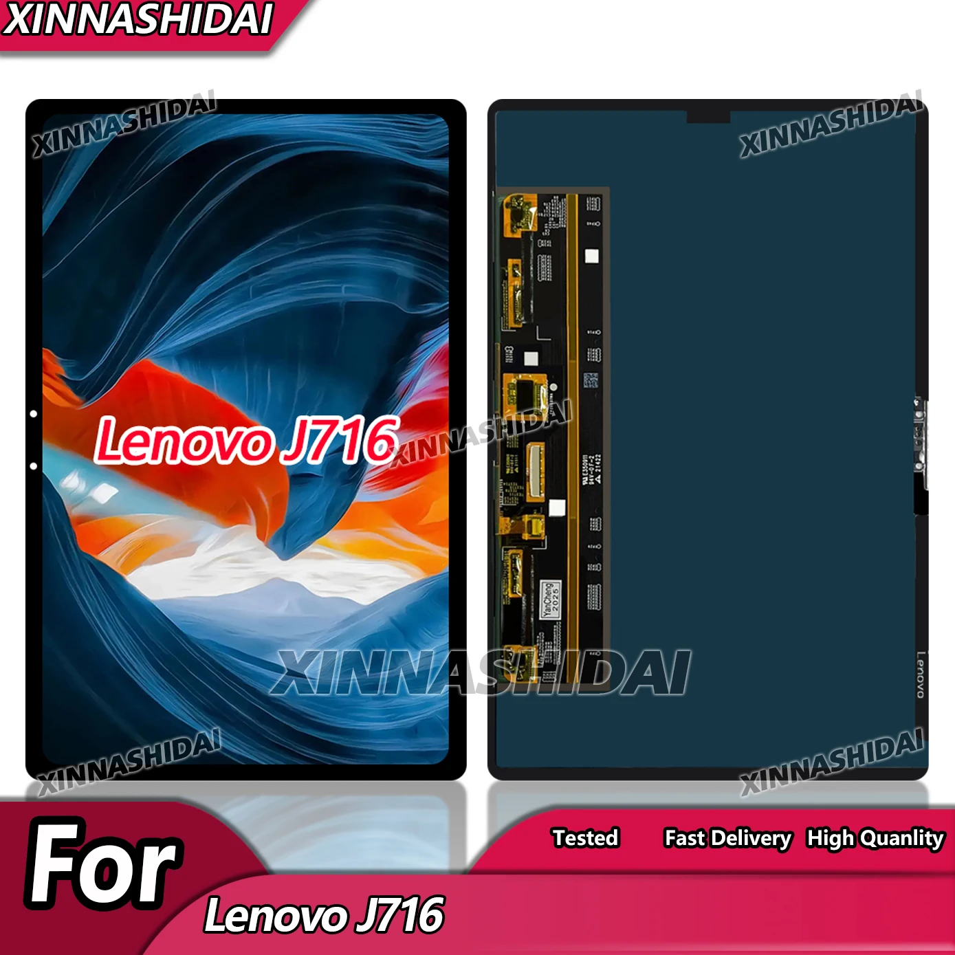 

High Quality Screen Tablet LCD Replacement For Lenovo J716 J706 LCD Display Touch Screen Digitizer Full Assembly