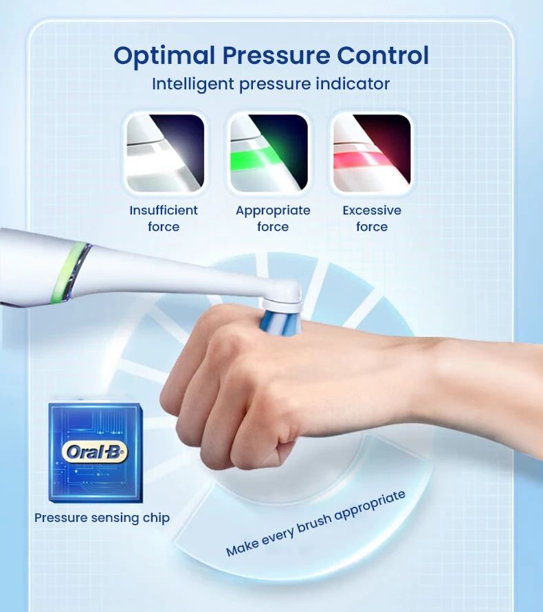 Oral B IO3 Electric Toothbrush IO Series 3 Cleaning Modes for Dental Care Replacement Toothbrush Heads Teeth Brush