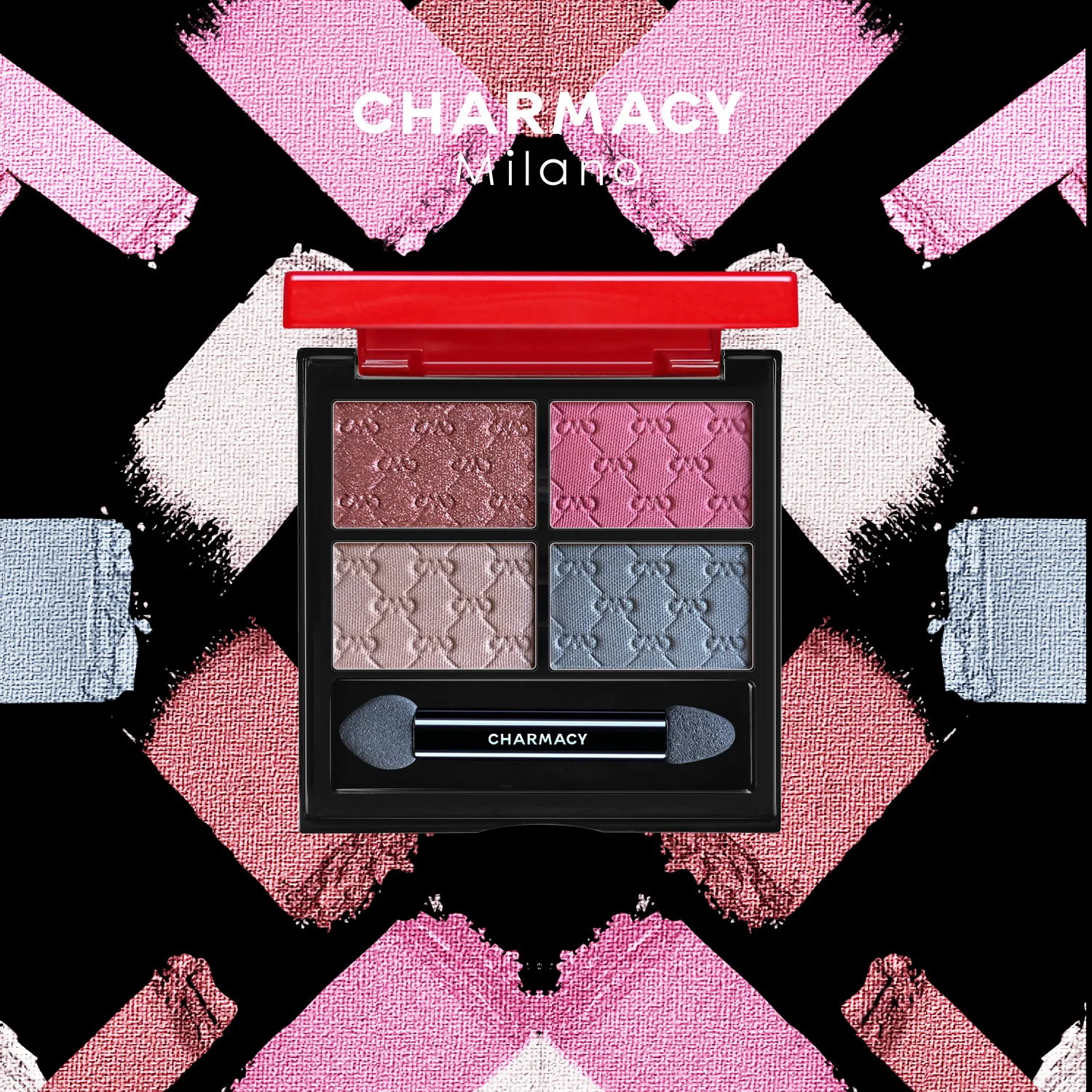 CHARMACY 4 Color Matte Eyeshadow Palette Long-lasting High Quality Bronzer Natural Eye Shadows Professional Makeup Cosmetic