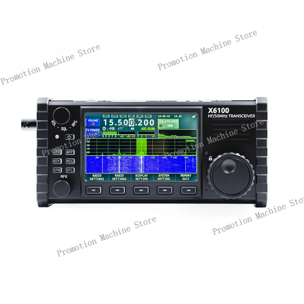 Latest XIEGU X6100 50MHz HF Transceiver All Mode Transceiver Portable SDR Transceiver With Antenna Tuner