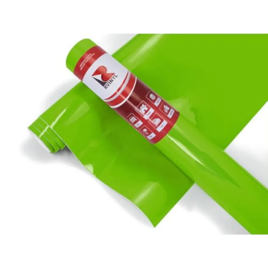 

Vinyl Wrap Film Sheet for Cars Trucks More: G16 Gloss Light Green Air-Release 5ft x 12ft 60sq ft Premium Vinyl Material