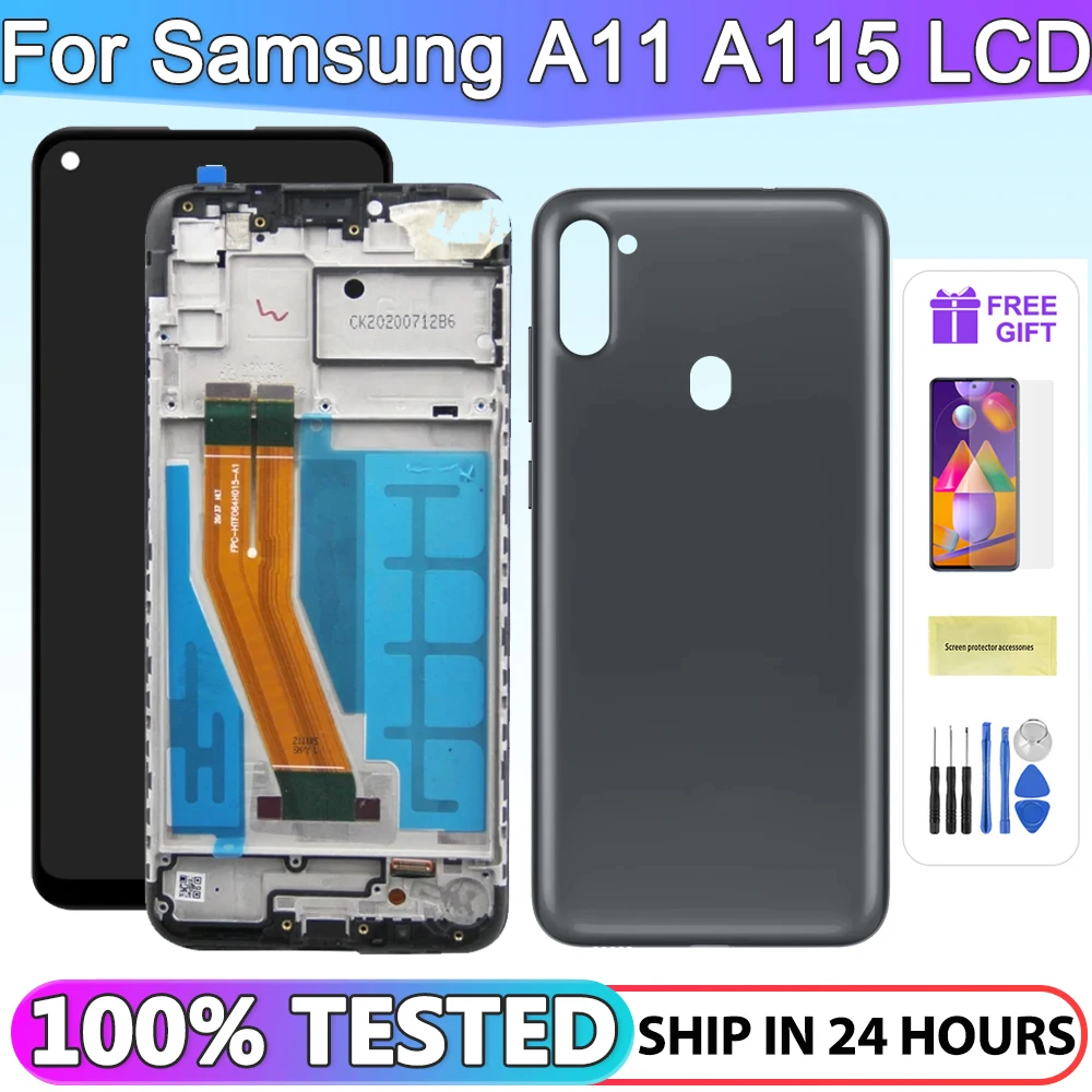 

For Samsung A11 A115 A115F LCD Display With Touch Screen Digitizer Assembly Replacement Repair Spare Part