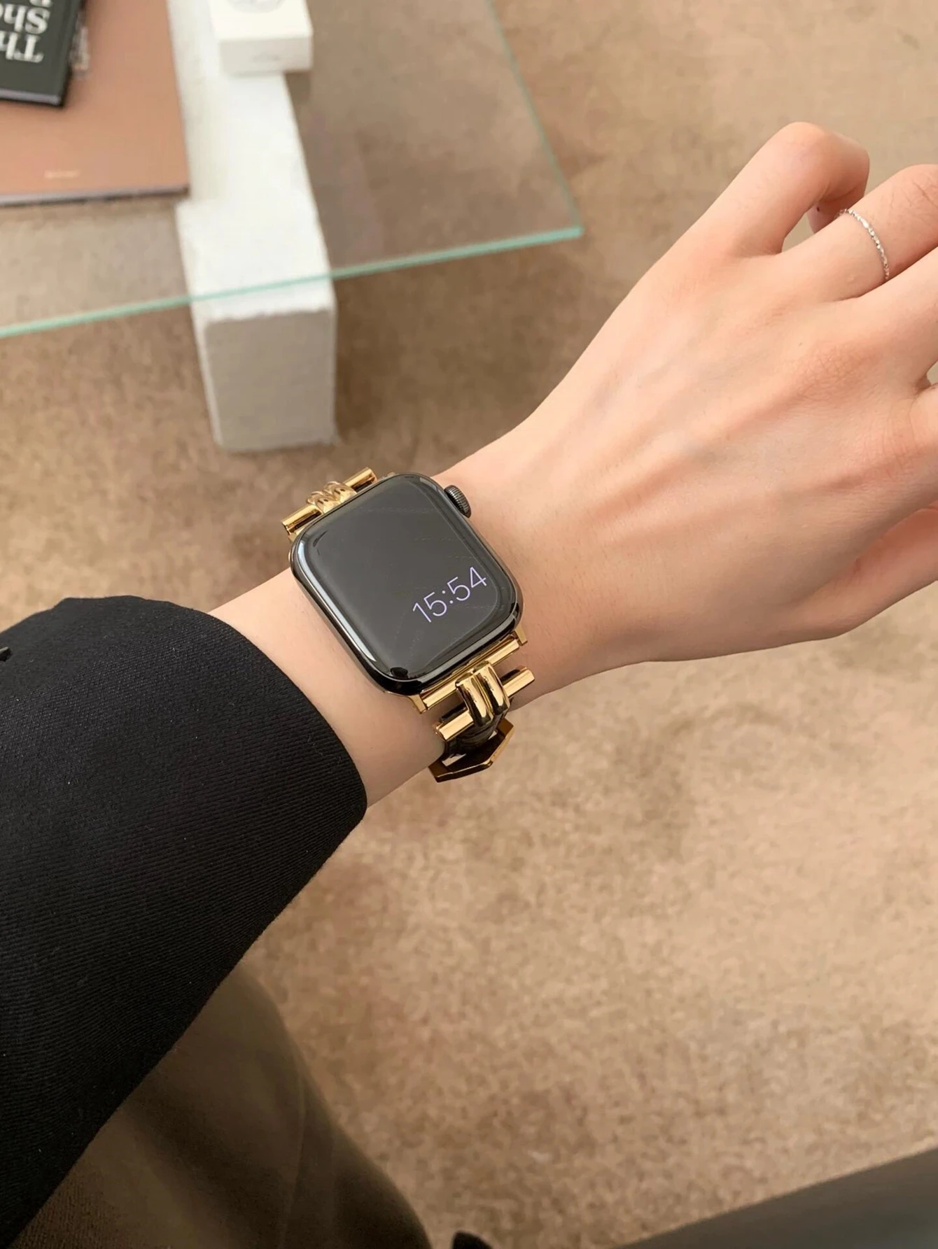 Leather loop Correa For Apple Watch band 11/10/9/8/7/6/5/4/3 38mm 40mm 41mm 42mm 44mm 45mm 46mm 49mm Strap image 6