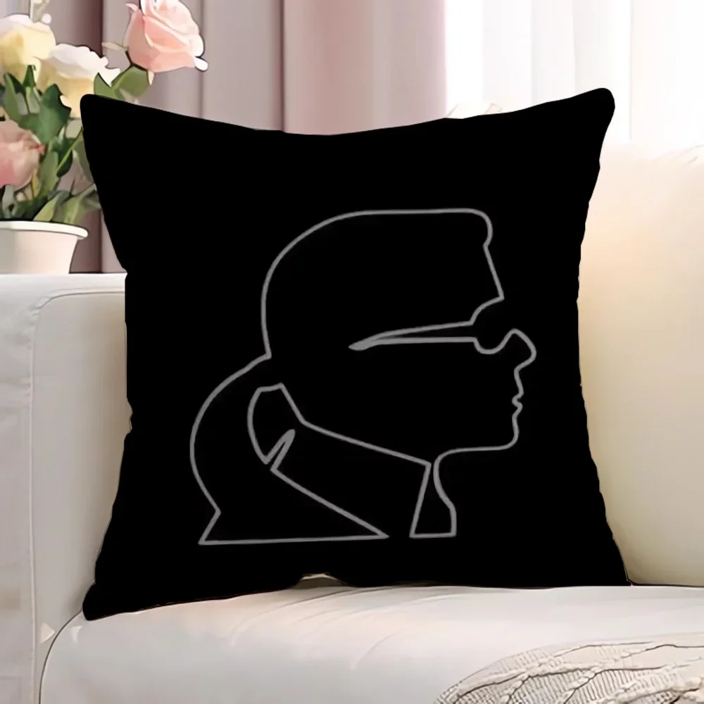 K-Karl LagerfeldS Throw Pillows Decorative Cushion Cover Fall Decor Pillowcase Sofa Cushions Anime Pillow 45x45 Covers Body Bed