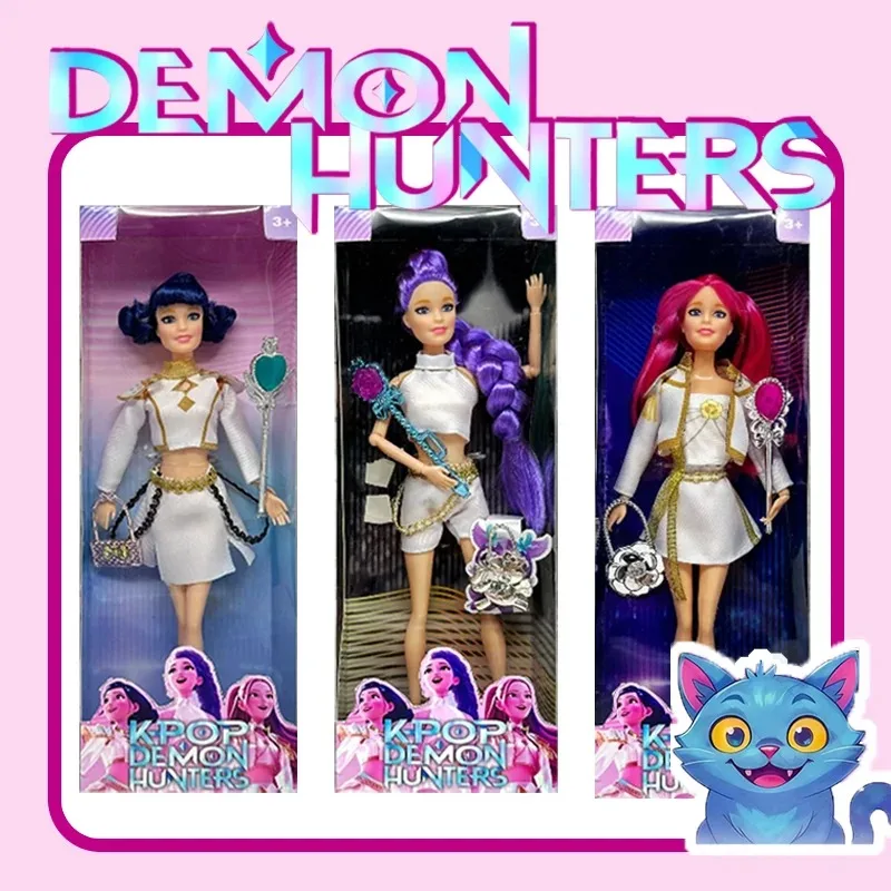 

2025 HUNTR/X K-pop Demon Hunters Highly Restored~Character Vinyl Toys@@ Rumi/Mira/Zoey Ideal Surprise Birthday Gifts For Girls%%