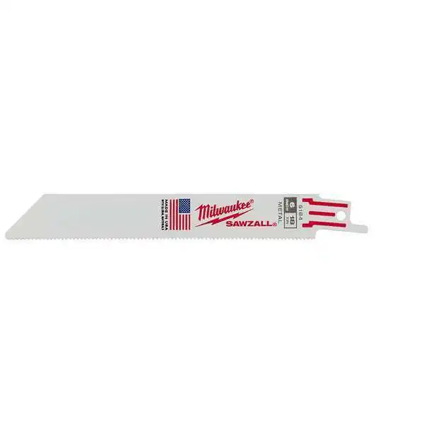 

6" 18 TPI SAWZALL Blades (5 Pk)