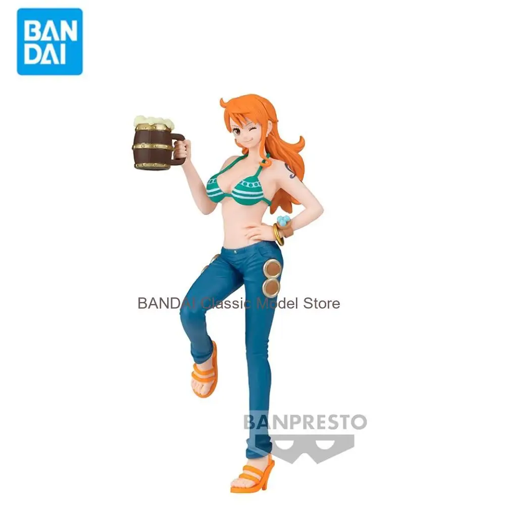 

Оригинальная модель Banpresto One Piece, 16 см, игрушка-кукла Нами, подарки на день рождения и Рождество для детей, оптовая продажа, прямая поставка