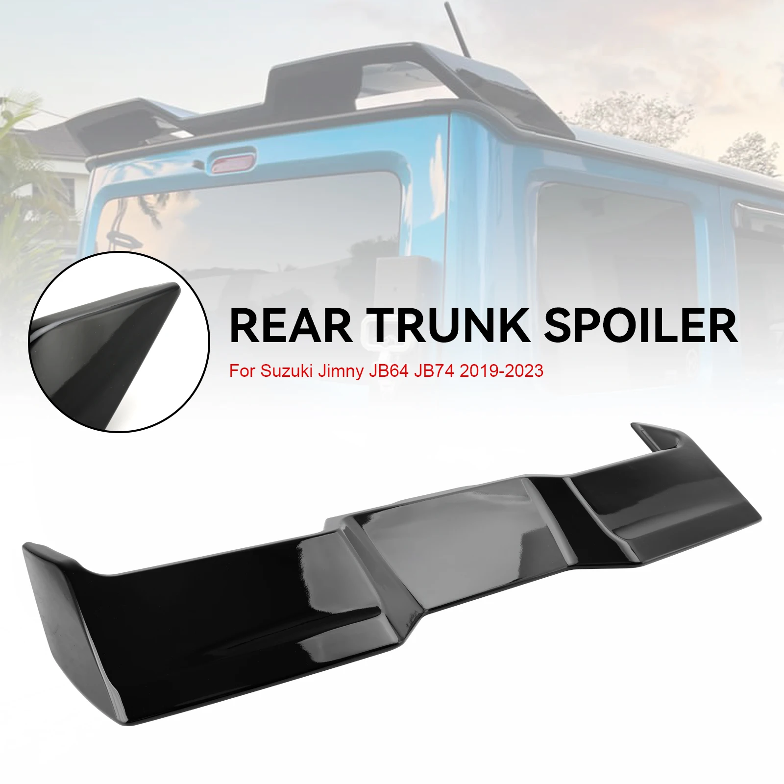 Areyourshop Wald Style Rear Trunk Roof Spoiler Wing for Suzuki Jimny JB64 JB74 2019 2020 2021 2022 2023