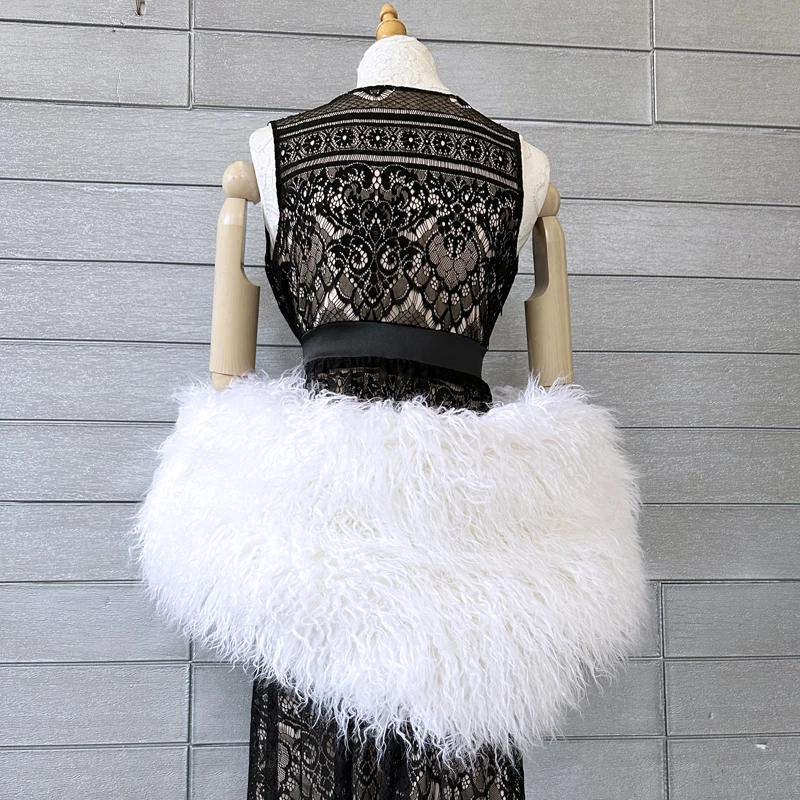 Female Faux Fur Vest V-neck Sleeveless Female Coat Fashion Waistcoat Women\'s Coats Promotion Lady Shaggy Outerwear