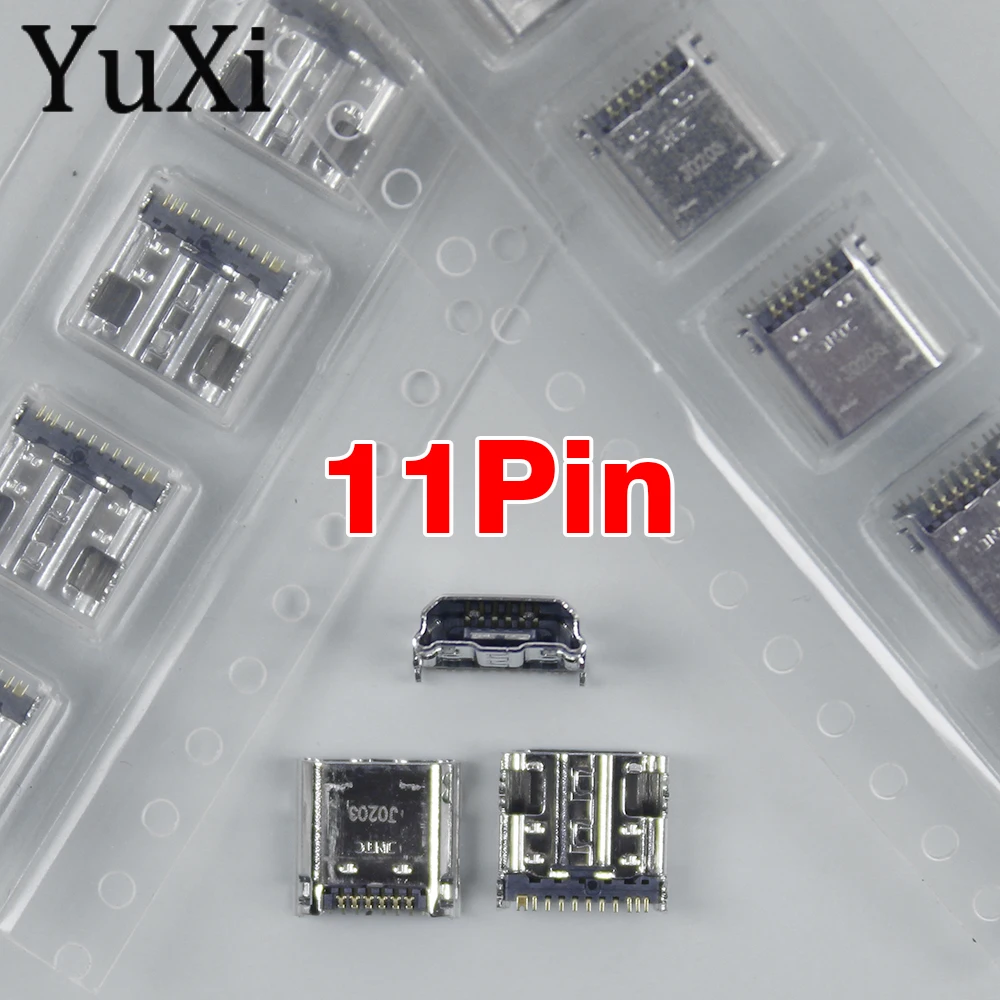 2Pcs Charging Port 11Pin Micro USB Jack Socket Plug For Samsung Galaxy Tab 3 7.0 T210 T211 P3200 Dock Connector