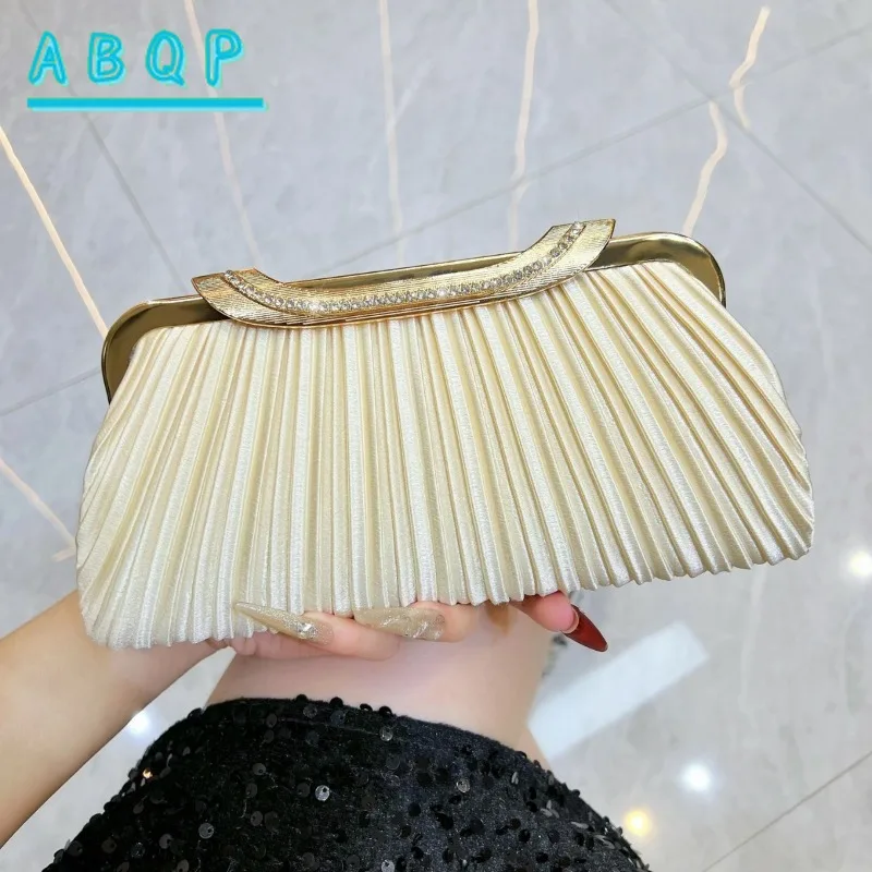 

New Evening Clutch Luxury Brand Diamond-encrusted Women's Evening Clutch Shiny Women's Shoulder Crossbody Bag High Quality