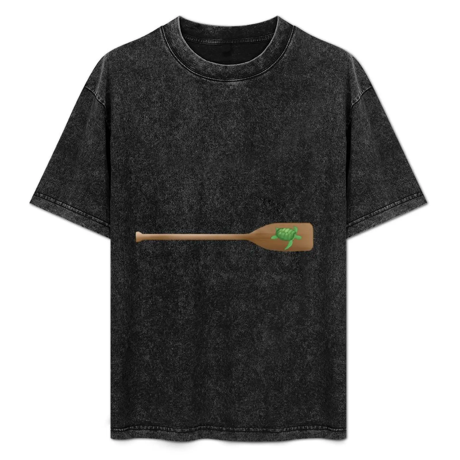 

turtle rowing oar T-Shirt new edition Man t-shirt shirts men
