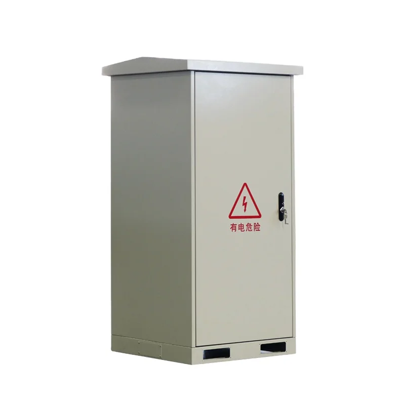 Outdoor Telecom Cabinet with Cooling System AC 500W 1000W 1500W IP55 Protection Stainless Steel Control Box