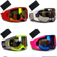 Gafas de motocicleta todoterreno: protectoras, antipolvo y antivaho para Harley, esquí, snowboard