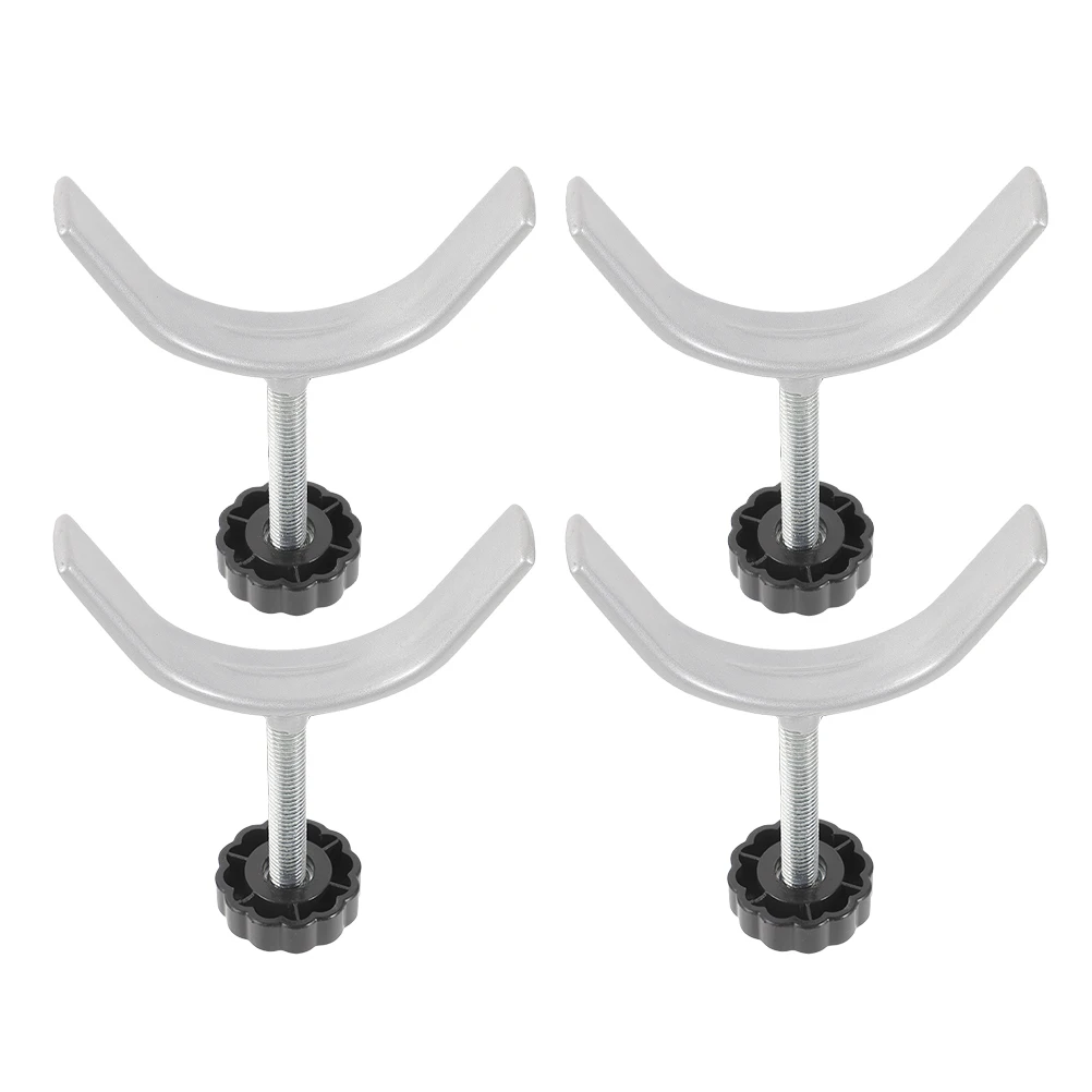 

4PCS Pet Isolation Fence Baby Gate Fittings Hinge Screws Stair Gate Parts PVC Mounting Hardware Adjustable Size Heavy Duty