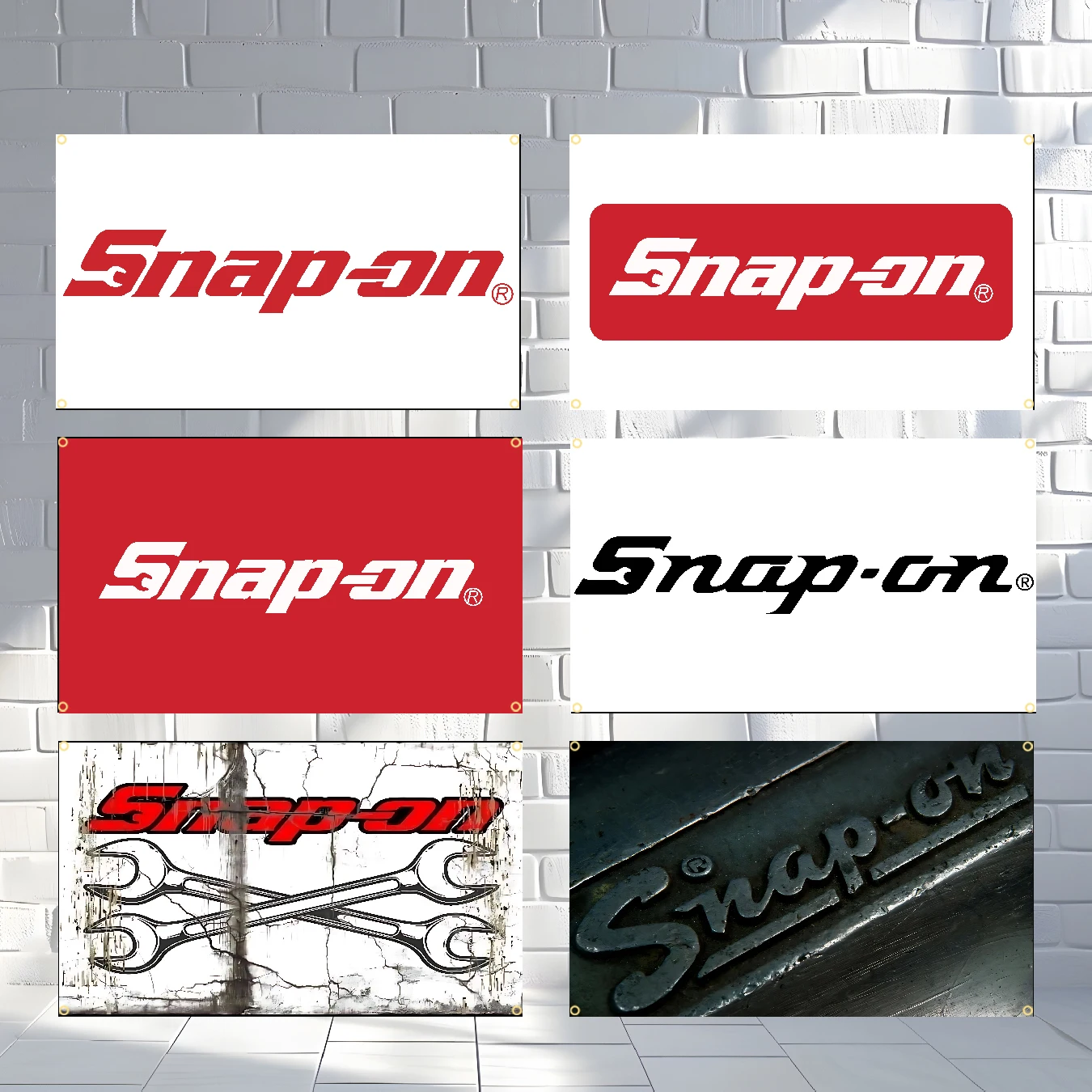 60x90cm 90x150cm Snap on Tool Flag Polyester Printed Banner For Home Decoration