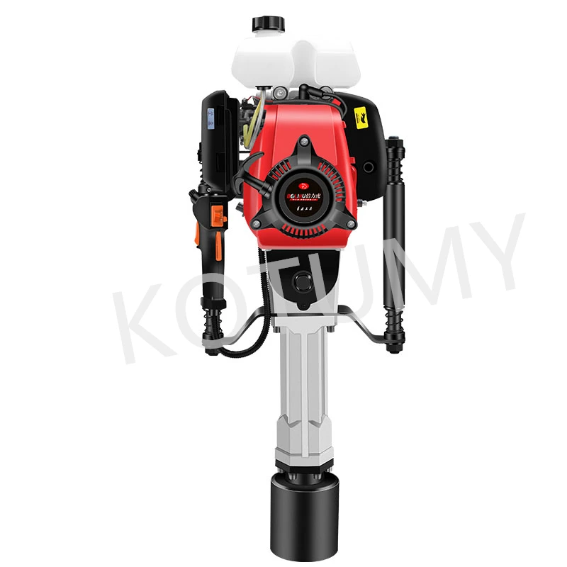 4-stroke 2-stroke Gasoline Engine Piling Machine Pile Driver Post Hammer Farm Construction Orchard Triangular Steel Pegging-out