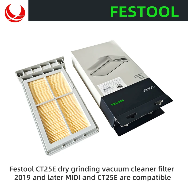 

Festool CT25E dry grinding vacuum cleaner filter 2019 and later MIDI and CT25E are compatible