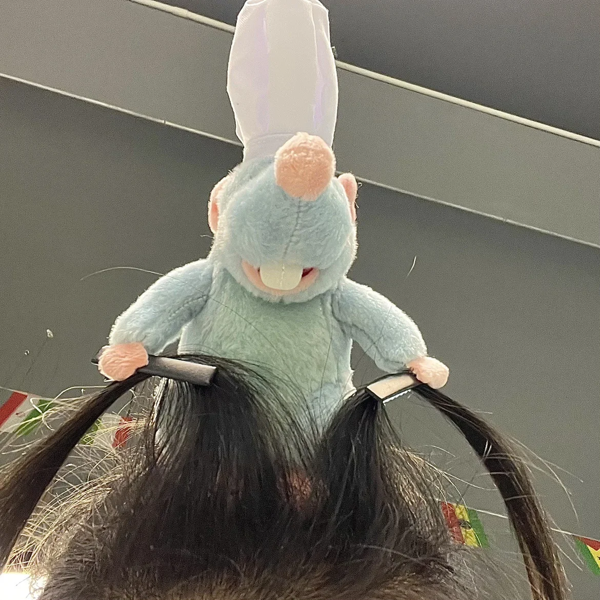 女の子のためのDisney-ratouilleヘアバンド、漫画のぬいぐるみ人形のヘッドバンド、広いつばのヘアピン、写真の頭飾り、創造性の装飾、ギフト