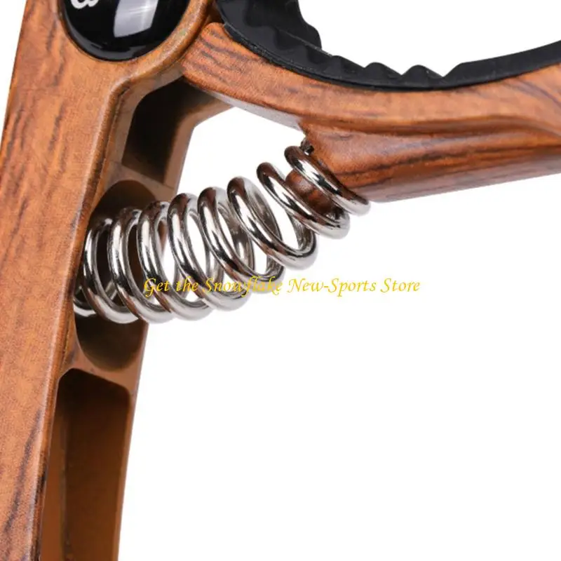 E56D Guitar Ukulele Mandolin Capo Multifunctional Zincs Alloys Guitar Capo For Reliability Performances Easyly Use