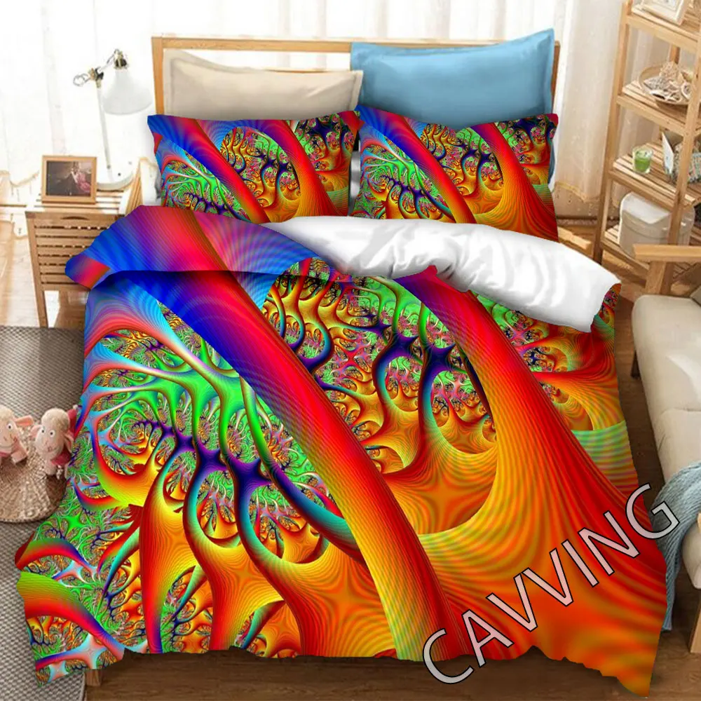 

Abstract Graphic Geometric 3D Printed Bedding Set Duvet Covers & Pillow Cases Comforter Quilt Cover (US/EU/AU Sizes) L02