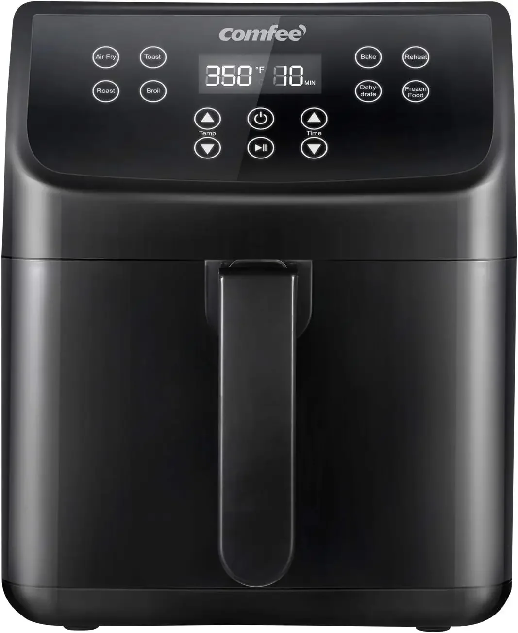 

NEW 5.8Qt Digital Air Fryer, Toaster Oven & Oilless Cooker, 1700W with 8 Preset Functions, LED Touchscreen, Shake Reminder