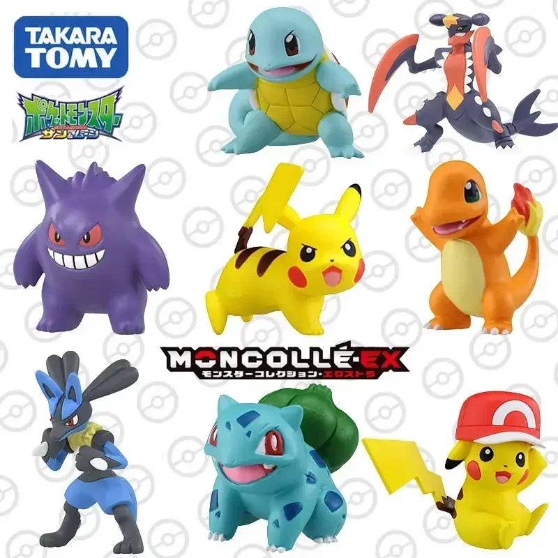 Takara Tomy Tomica Pokemon Pocket Monsters Moncolle 3-5cm Mini Resin Anime Figure Toys for Children Collectibles Toys