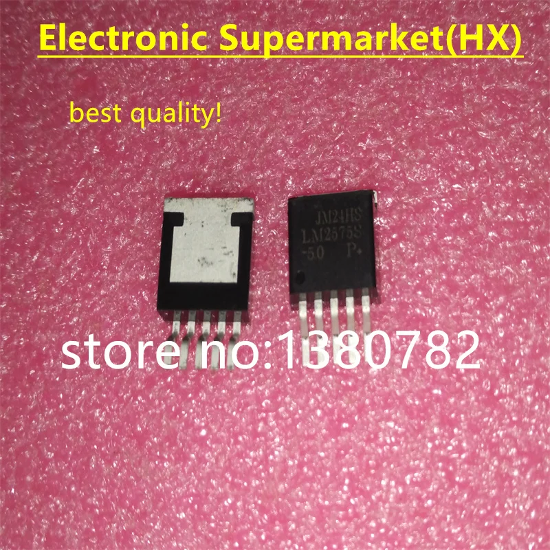 

Free Shipping 50pcs/lots LM2576S-5.0 LM2576S LM2576 2576S-5.0 TO263-5 New original IC In stock!