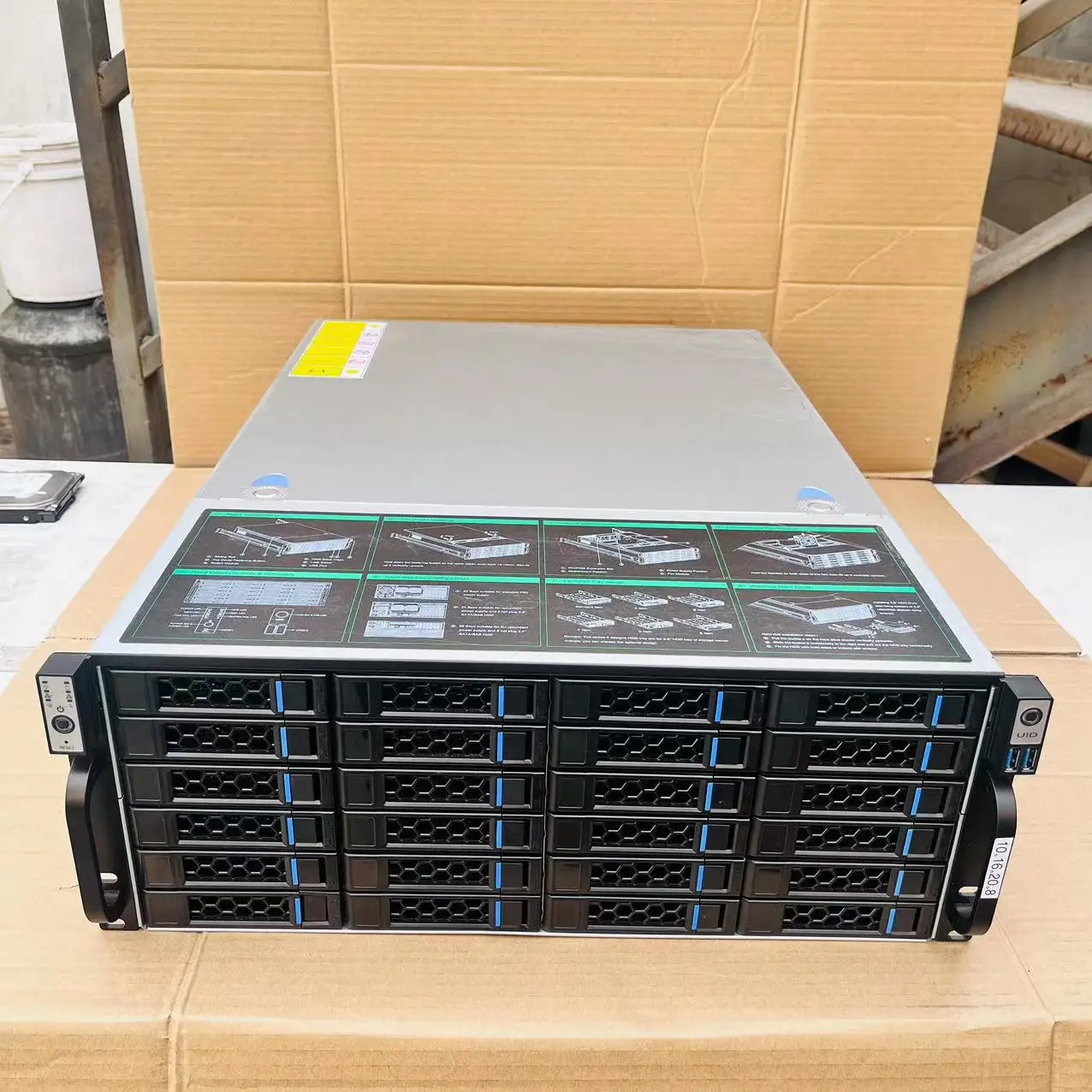 4U Rack Storage Chassis, 36 Hot-swap Drive Bays, 12G Backplane, NAS Cloud Storage With Expander