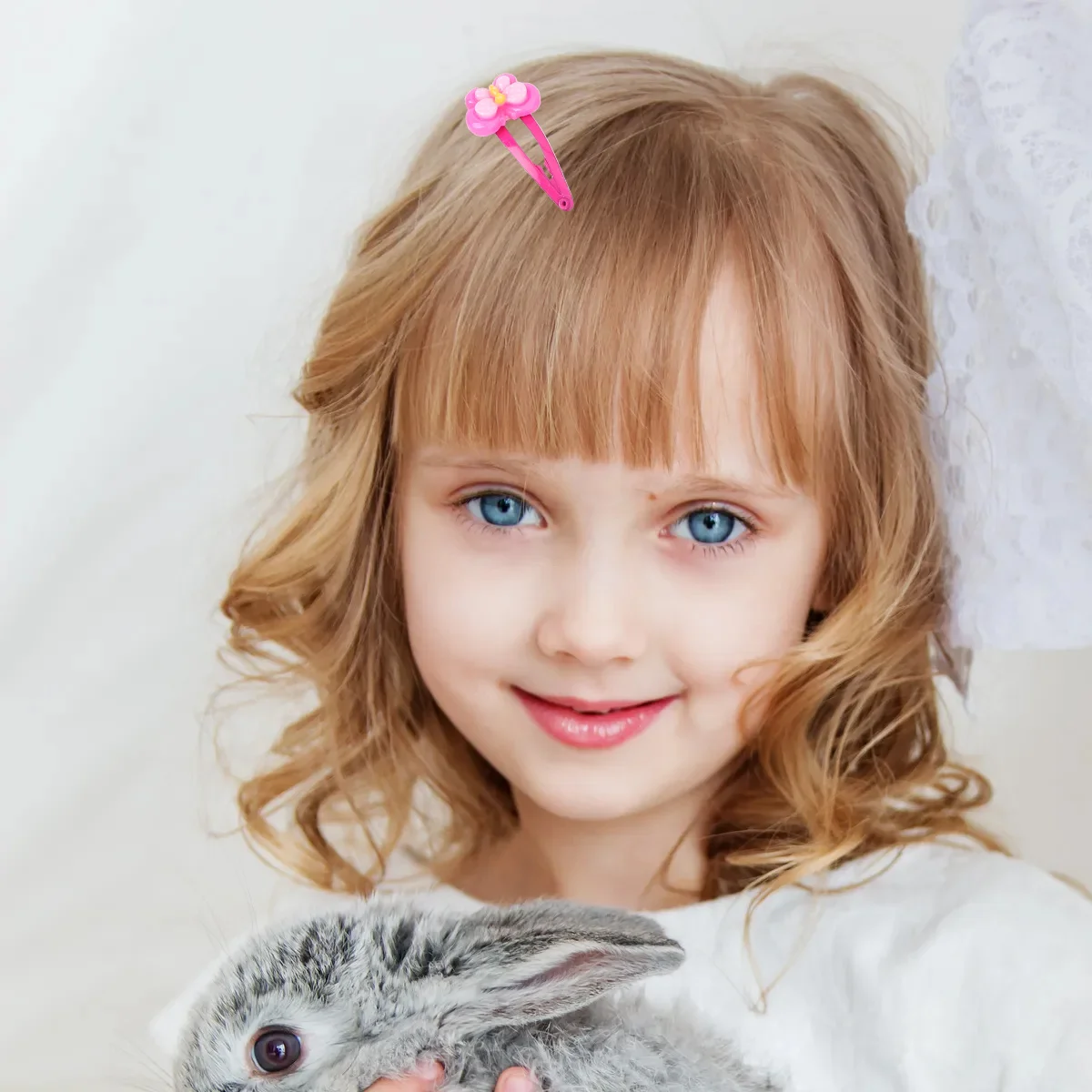 Conjunto de pulseira e colar de borboleta colorida, joias elásticas de acrílico para bebês, meninas, crianças, lembranças para festa, presente, acessório de foto