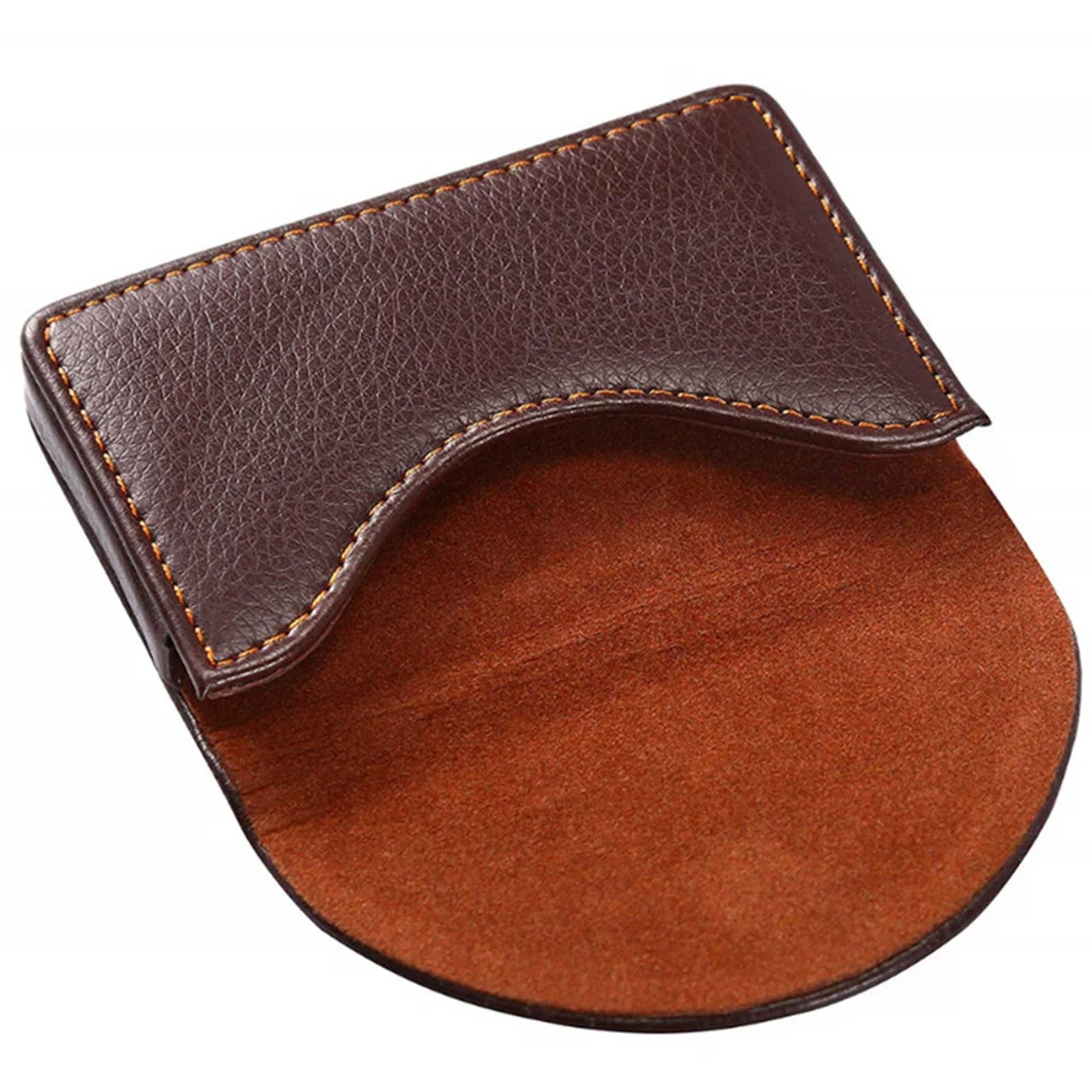 محفظة من البولي يوريثان بغطاء من البولي يوريثان لحامل الحقيبة وحامل الحافلة وبطاقات الائتمان وبطاقات الاسم وحقيبة منظم متينة