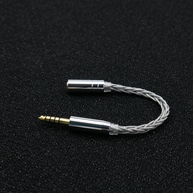 XINHS 8 Core Graphene Audio Cable 2.5 3.5 4.4mm Female Jack Balanced Adapter Male Earphone Conversion Cable