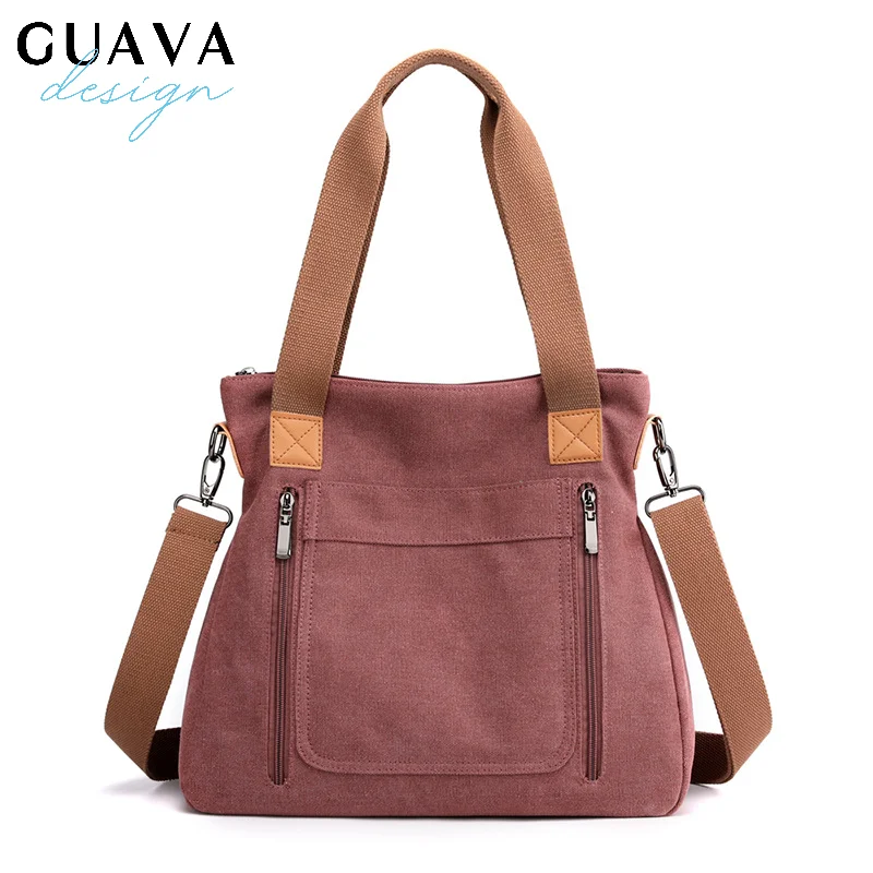 

Large Capacity Vintage Style Women's Shoulder Bag Crossbody Bag Canvas Bag Vintage Tote Bag