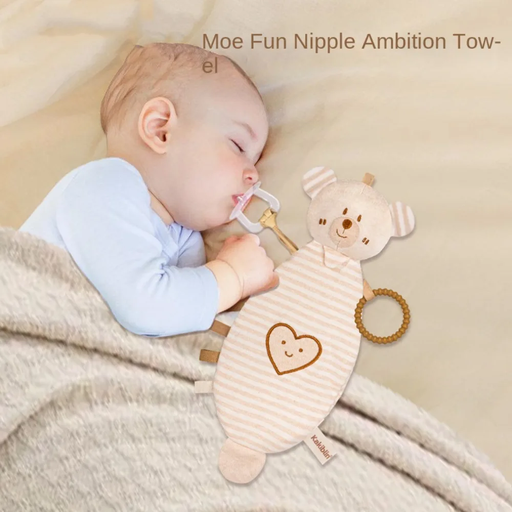

Elephant Appease Bear Babies Toys Montessori Anti-jumping Babies Soothing Sleeping Toy Lightweight Soft
