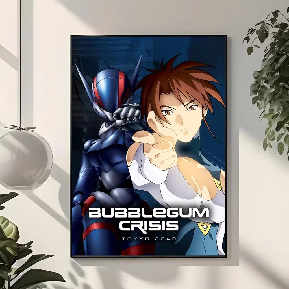 Near-Future Story Anime B-Bubblegum Crisis Tokyo 2040 Poster  Classic Home Interior Design & Modern Wall Decor Art Collection