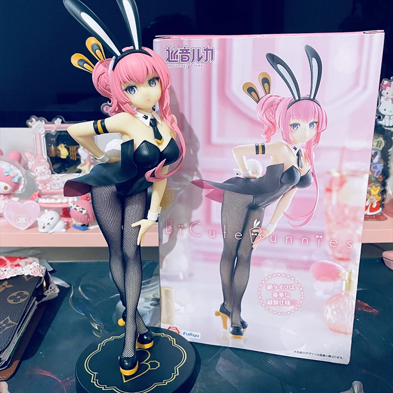

Коллекционная фигурка Furyu Bicute Bunnies Megurine Luka Kawaii: Девушка-кролик, модель-украшение, игрушка, подарок
