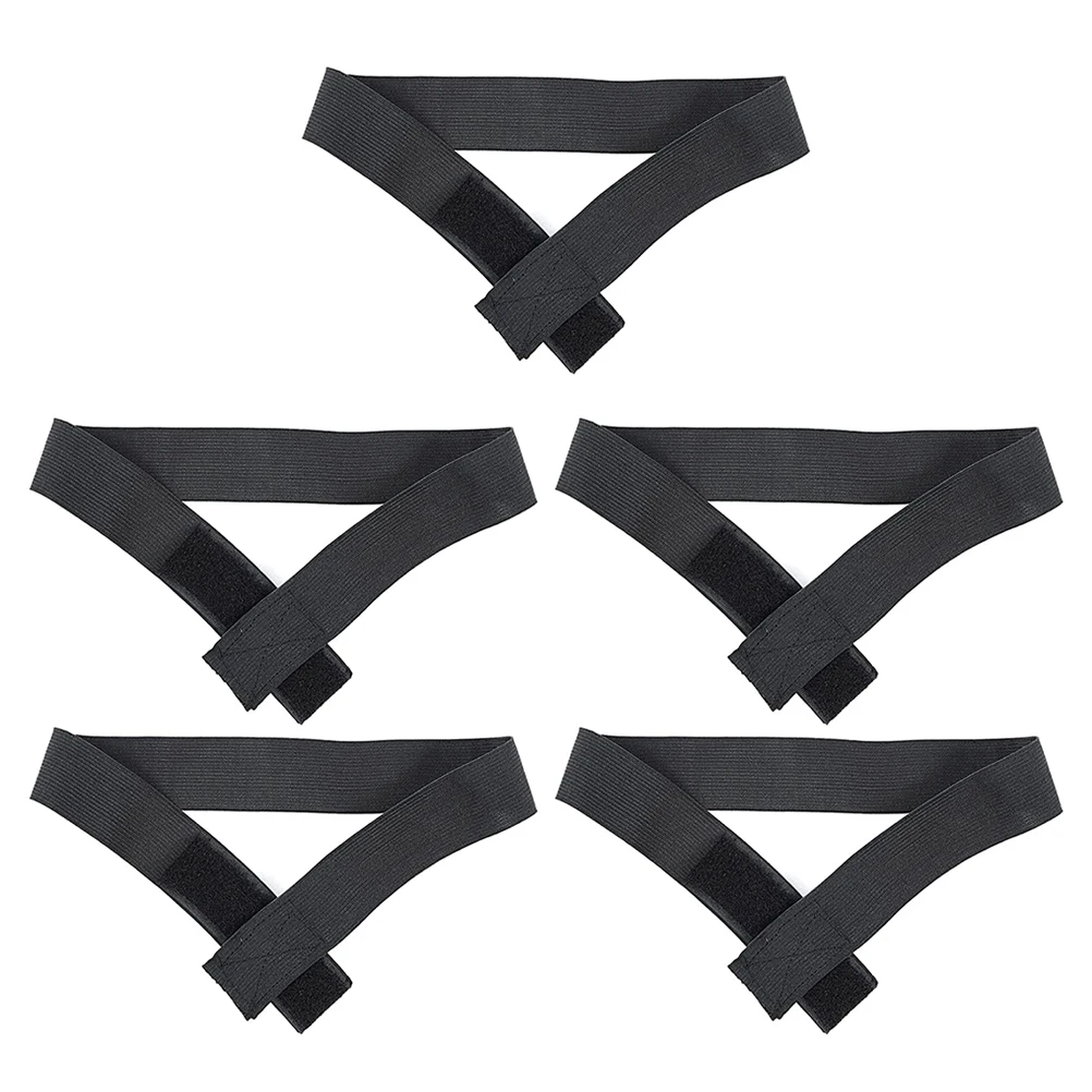 

5pcs Adjustable Band Elastic Straps Lightweight Comfortable Reliable Fixing Stickers Easy to Use Hair Care Styling Tool