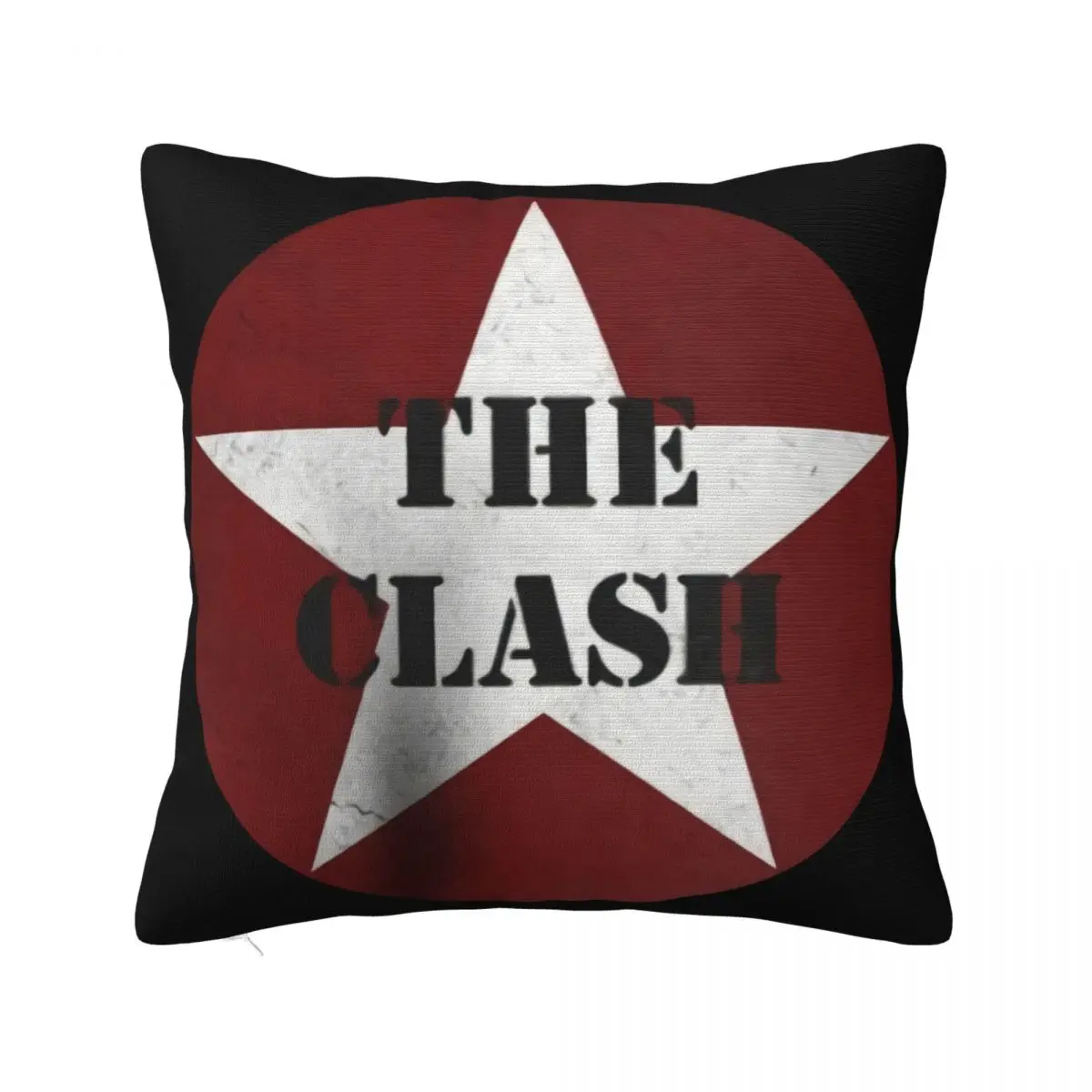 Amplified The Clash Logo Maglia Grigio Nuovo Vintage Design Different Pattern Classic Holiday Designing Pillow Case