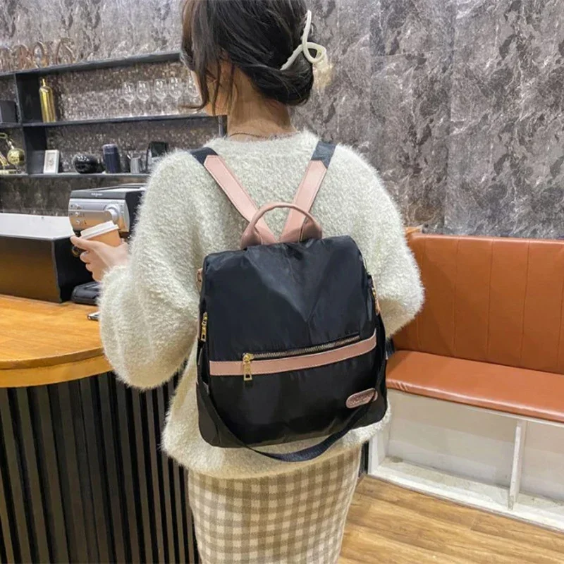 New Fashion Anti-Theft Backpack For Women Casual School Bags With Pendant Girl Shoulder Bag Travel Girls Schoolbags