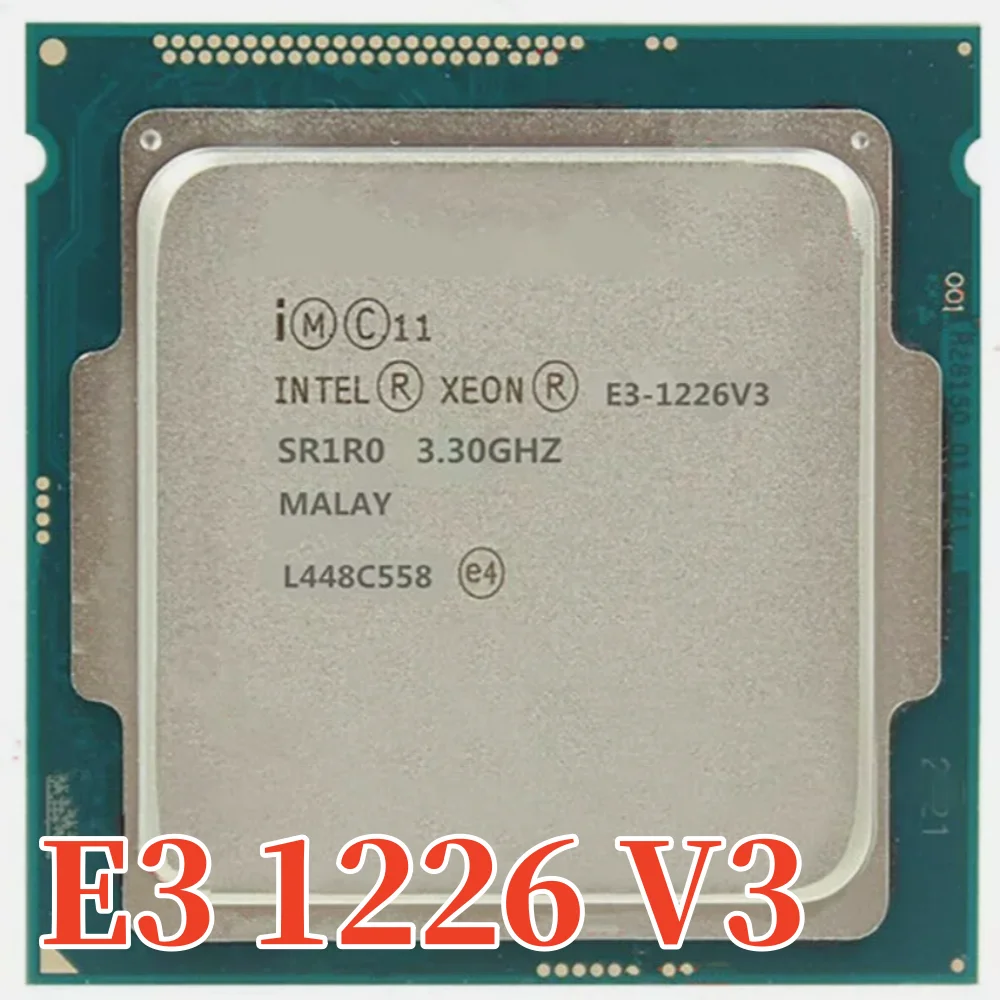 Intel Xeon processor E3-1226V3 CPU 3.30GHz 8M LGA1150 Quad-core Desktop E3-1226 V3 Free shipping E3 1226V3 1225V3 1225 V3