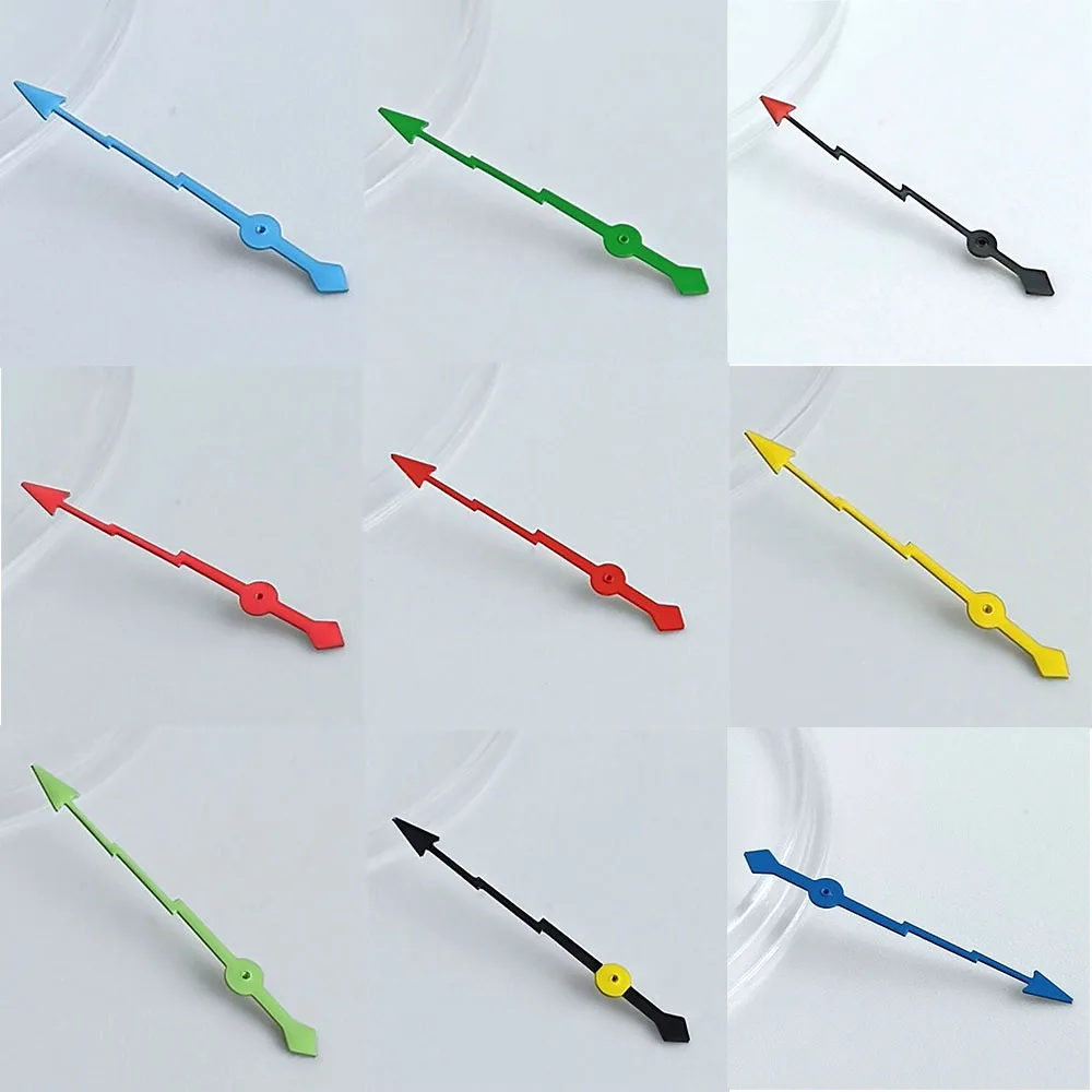 مؤشر الساعة أخضر مضيء مناسب NH34 NH 35 NH36 ساعة يد تعمل بالحركة ساعة مجددة مخصصة من جهة ثانية #6